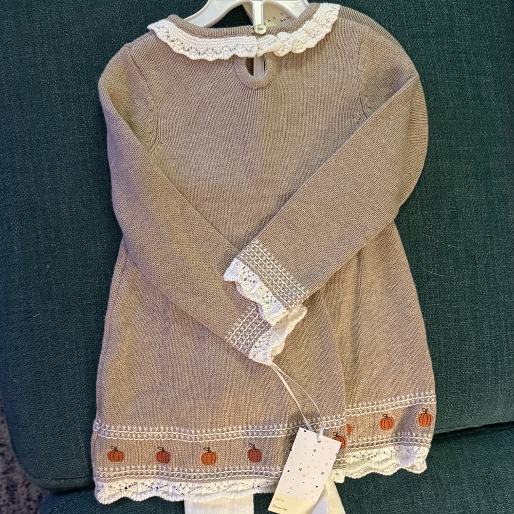 3-piece Autumn Baby Dress Set - Picture 5 of 6